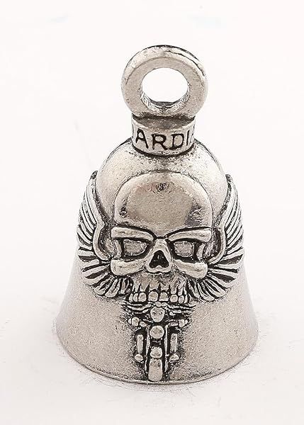 Ghost Rider Guardian Biker Bell with Hanger for Motorcycle Safety and Style