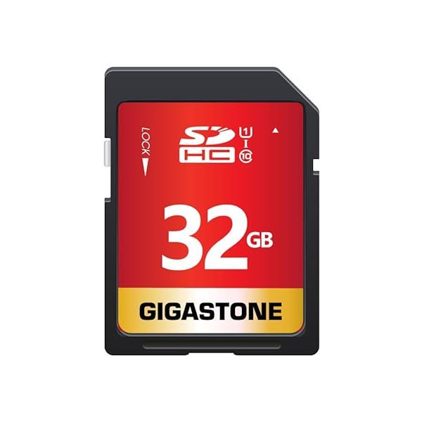 Gigastone 32GB SD Card UHS-I Class 10 High Speed for Full HD Video Compatible with Canon Nikon Sony Pentax Kodak Olympus Panasonic Cameras