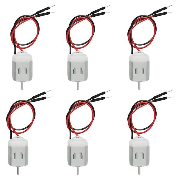 Buy Gikfun 1.5V-6V Type 130 Mini DC Motors for Arduino DIY Projects - Pack of 6