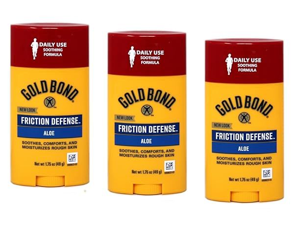 Gold Bond Chafing Defense Anti-Friction Formula - Unscented 1.75 oz (Pack of 3) for Ultimate Comfort