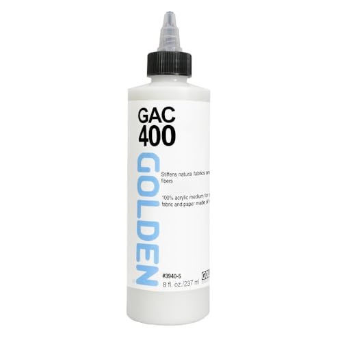 Golden Acrylic Medium GAC-400 Fabric 8 Oz - Versatile Art Supply for Artists