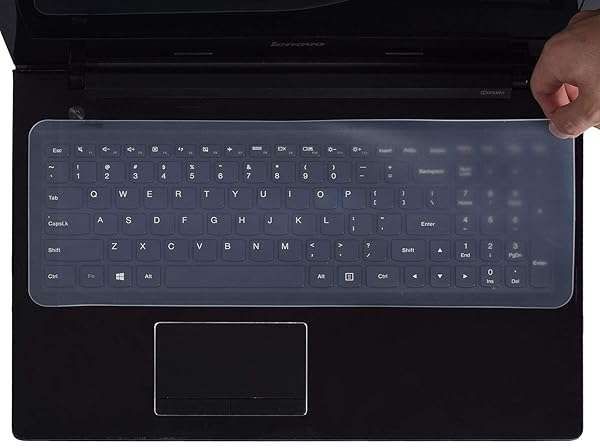 Goliton Universal Silicone Keyboard Protector for 15-17.3 Inch Laptops - Durable, Flexible & Easy to Clean