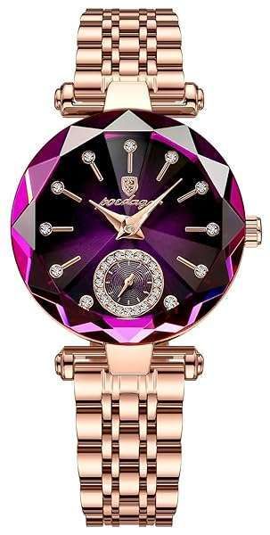 Shop Gosasa Luxury Women's Watch: Diamond Dial, Elegant Design, Waterproof Leather & Stainless Steel Quartz Timepiece