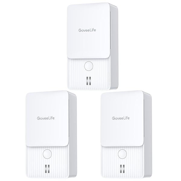 GoveeLife Water Leak Detectors 3 Pack with 100dB Alarm for Home Bedrooms Basement Warehouse Cabin RV