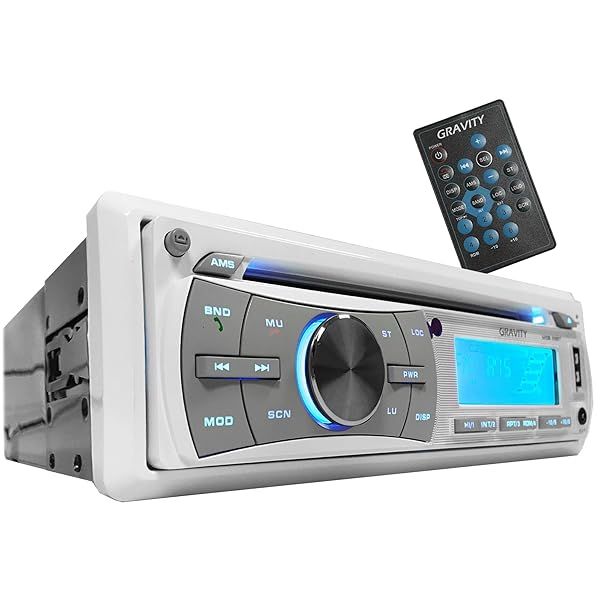 Gravity MGR-208BT 300W Marine Boat Receiver Bluetooth CD SD USB Aux FM MP3 Player for Yachts and Boats