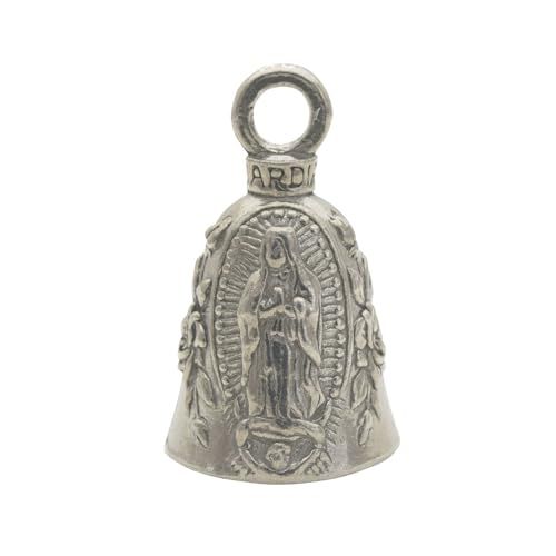 Guardian Bell Good Luck Motorcycle Bell with Keyring & Velvet Bag - Lead-Free Pewter, Made in USA