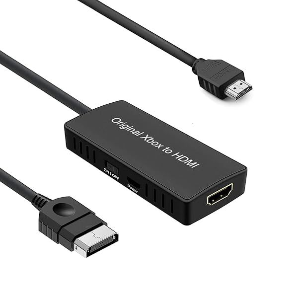 HD Link Cable for Original Xbox: HDMI Converter for 480i/720p with 100% Improved Picture Quality