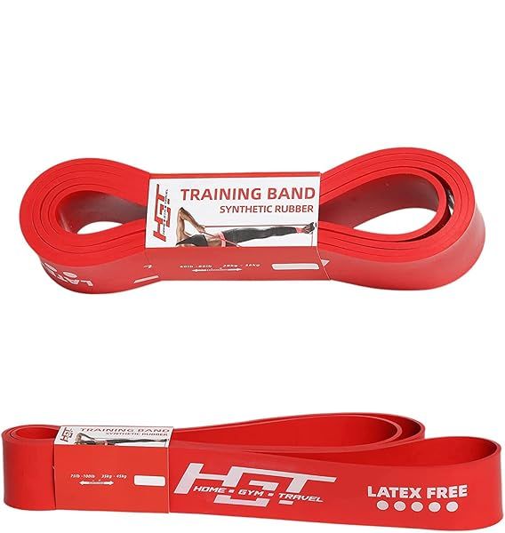 Extra Heavy HGT Long Resistance Band - Latex-Free Workout Band for Yoga, Pilates & Home/Gym Exercises