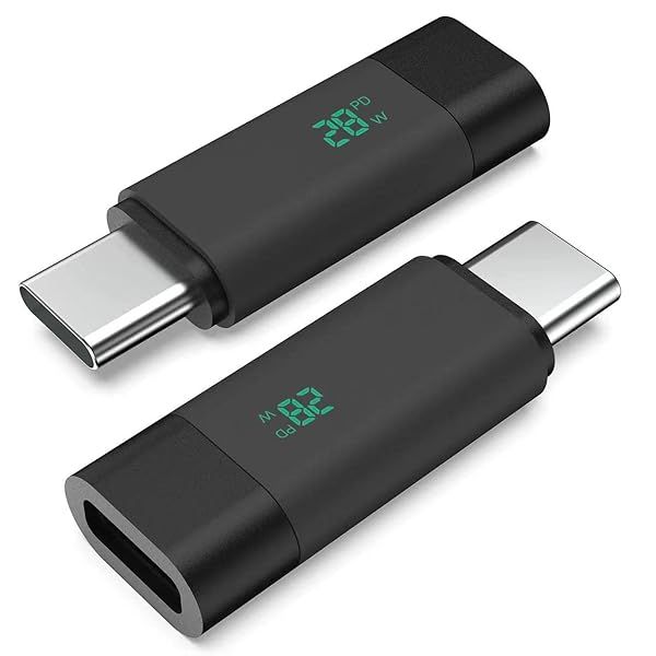 HIEbee 2Pack USB C Extender Adapter 3.2 40Gbps 8K@60Hz PD 28W - Fast Data Transfer for USB-C Devices