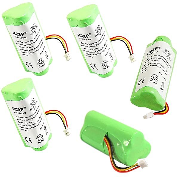 HQRP 5-Pack Replacement Battery for Motorola Symbol LS4278 LI4278 DS6878 Cordless Bar Code Scanner Compatible High Performance