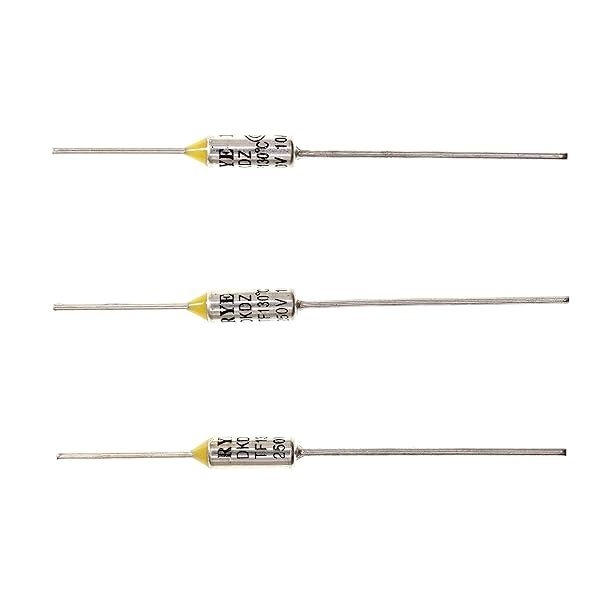 HUABAN 10 Pieces Metal Temperature Thermal Fuse RY130 130 ? 266 ? 10A 250V