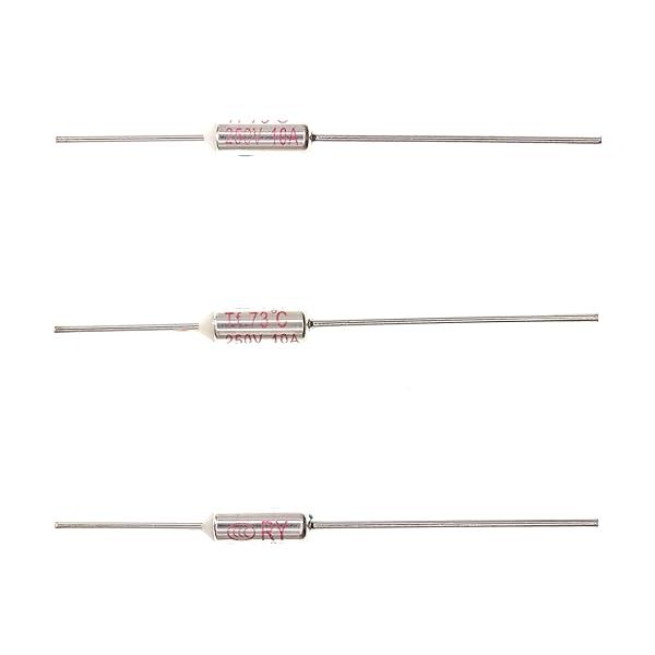 HUABAN 10 Pieces Metal Temperature Thermal Fuse RY73 73 ? 163.4 ? 10A 250V