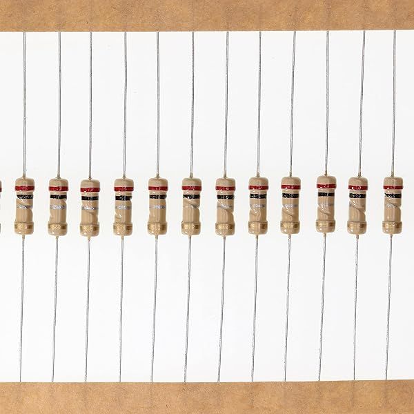 HUABAN 100 Pieces 0.5 Watts 1 2W 0R20 0.20 Ohm 5% Carbon Film Resistor