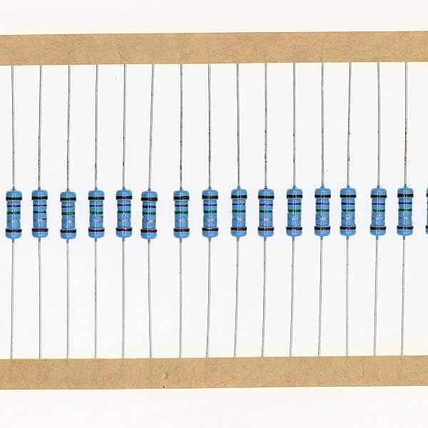 HUABAN 100 Pieces 0.5 Watts 1 2W 0R75 0.75 Ohm 1% Metal Film Resistor