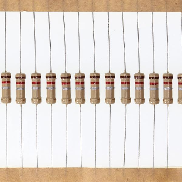 HUABAN 100 Pieces 1 Watts 1W 0R12 0.12 Ohm 5% Carbon Film Resistor