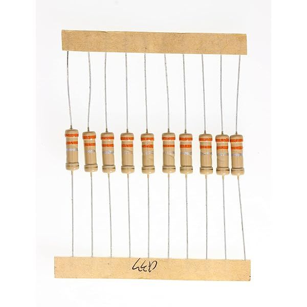 HUABAN 100 Pieces 1 Watts 1W 0R33 0.33 Ohm 5% Carbon Film Resistor