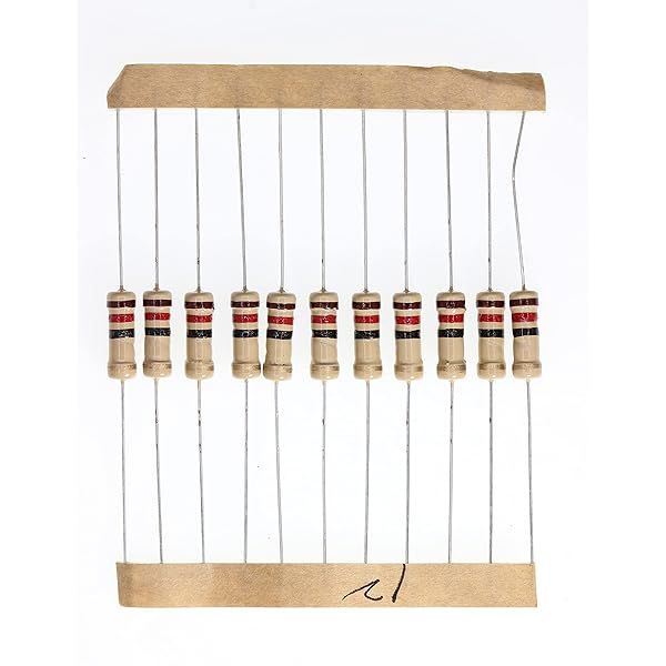 HUABAN 100 Pieces 1 Watts 1W 12R 12 Ohm 5% Carbon Film Resistor
