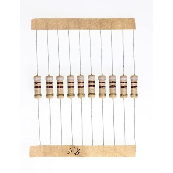 HUABAN 100 Pieces 1 Watts 1W 910R 910 Ohm 5% Carbon Film Resistor