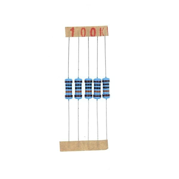 HUABAN 100PCS 1W 100K Ohm 1% Metal Film Resistor High Quality Electronic Components