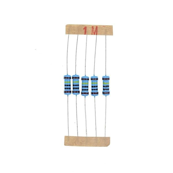 HUABAN 100PCS 1W 1M Ohm 1 Percent Metal Film Resistor High Quality for Electronics Projects
