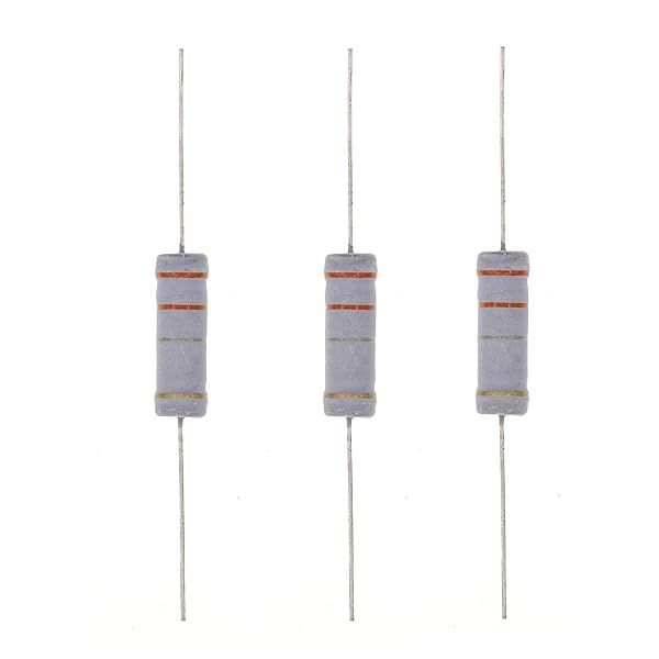 HUABAN 10PCS 5W 0.33 Ohm 5 Percent Metal Oxide Film Resistors for Reliable Performance