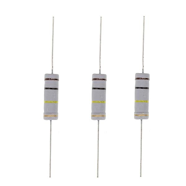 HUABAN 10PCS 5W 100K Ohm 5 Percent Metal Oxide Film Resistors for Reliable Performance