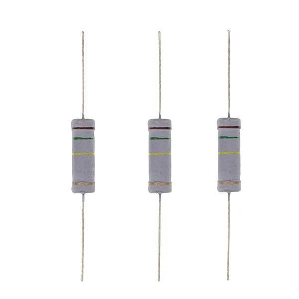 HUABAN 10PCS 5W 150K Ohm 5 Percent Metal Oxide Film Resistor for Reliable Performance and Precision