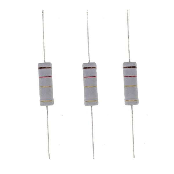 HUABAN 10PCS 5W 1R2 1.2 Ohm 5 Percent Metal Oxide Film Resistor for Reliable Performance