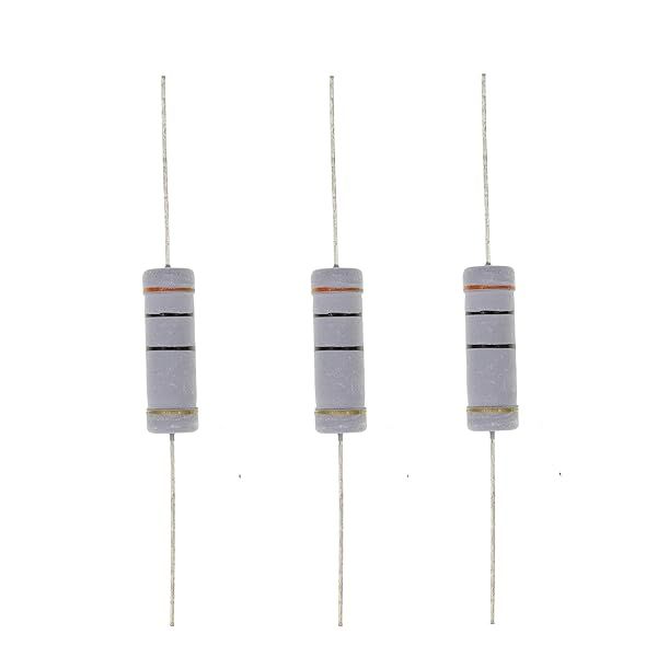 HUABAN 10PCS 5W 33 Ohm Metal Oxide Film Resistor 5 Percent Tolerance High Quality Components