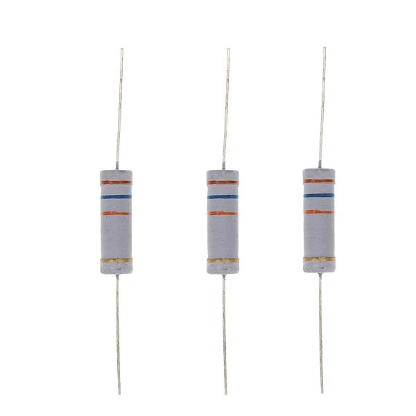 HUABAN 10PCS 5W 36K Ohm 5 Percent Metal Oxide Film Resistor for Reliable Performance and Precision