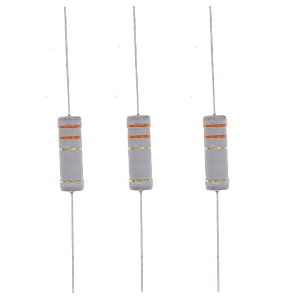 HUABAN 10PCS 5W 3.3 Ohm Metal Oxide Film Resistor 5 Percent High Quality Durable Electronic Components