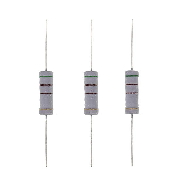 HUABAN 10PCS 5W 510 Ohm 5 Percent Metal Oxide Film Resistor for Reliable Performance