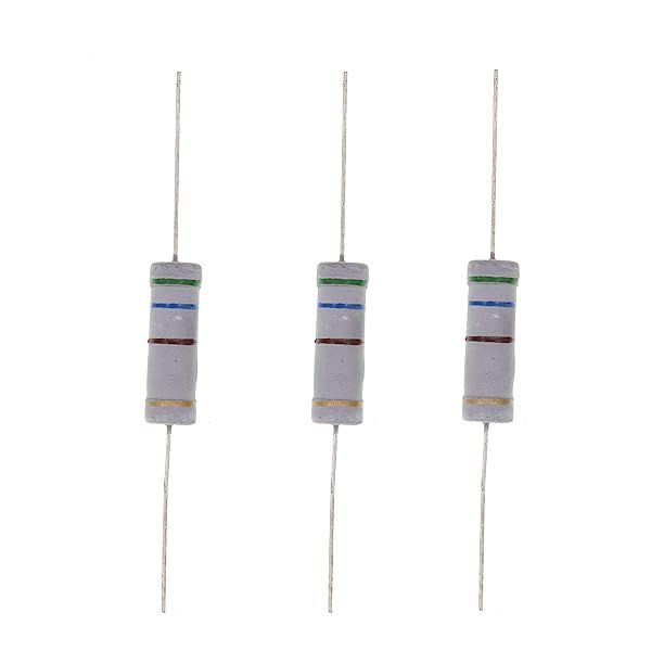 HUABAN 10PCS 5W 560 Ohm 5 Percent Metal Oxide Film Resistor for Reliable Performance