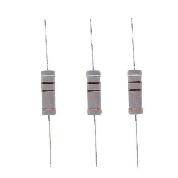 HUABAN 10PCS 5W 910 Ohm 5 Percent Metal Oxide Film Resistor for Reliable Performance