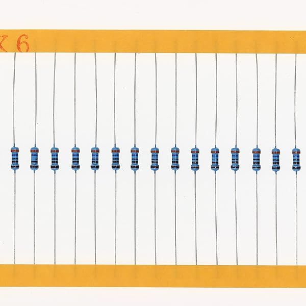 HUABAN 200 Pieces 0.25 Watts 1 4W 3K6 Ohm 1% Metal Film Resistor