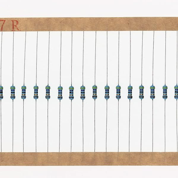 HUABAN 200 Pieces 0.25 Watts 1 4W 47R 47 Ohm 1% Metal Film Resistor