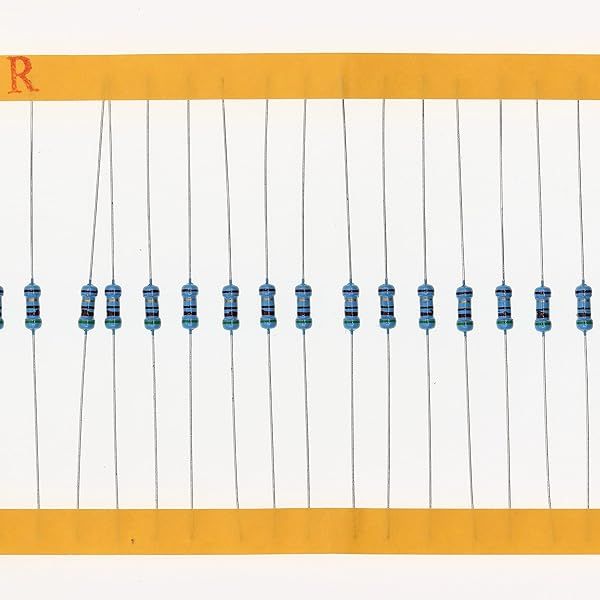 HUABAN 200 Pieces 0.25 Watts 1 4W 51R 51 Ohm 1% Metal Film Resistor