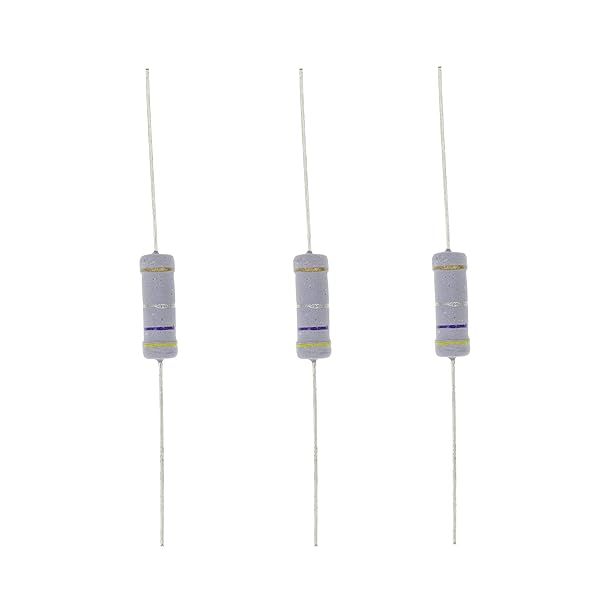 HUABAN 20PCS 3W 0.47 Ohm Metal Oxide Film Resistor 5% High Quality Durable Electronics Components