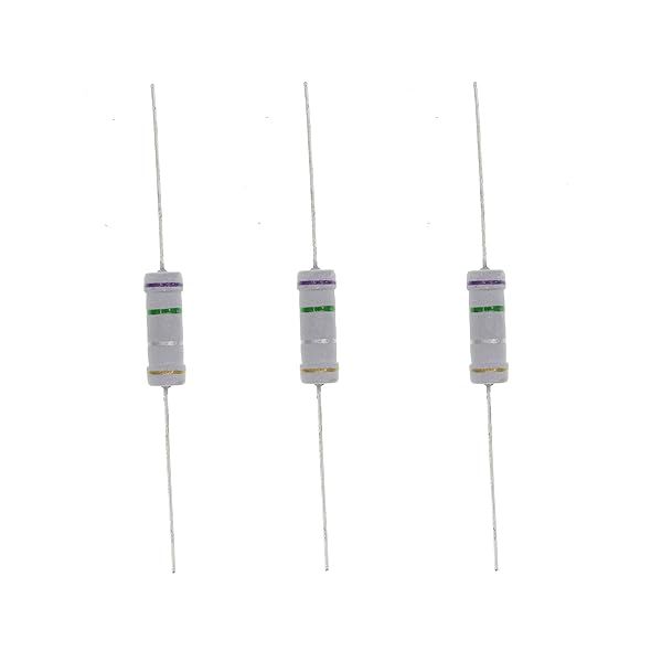 HUABAN 20PCS 3W 0.75 Ohm 5 Percent Metal Oxide Film Resistors for Reliable Performance