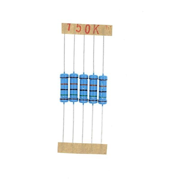 HUABAN 50PCS 2 Watts 150K Ohm 1% Metal Film Resistor for Reliable Circuit Performance