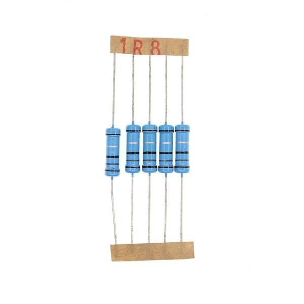 HUABAN 50PCS 2 Watts 1R8 1.8 Ohm 1% Metal Film Resistor for Reliable Circuit Performance