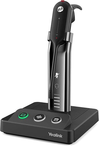 HWUSA Yealink WH63 Convertible UC DECT Wireless Headset with Charging Stand - Ultimate Comfort & Connectivity