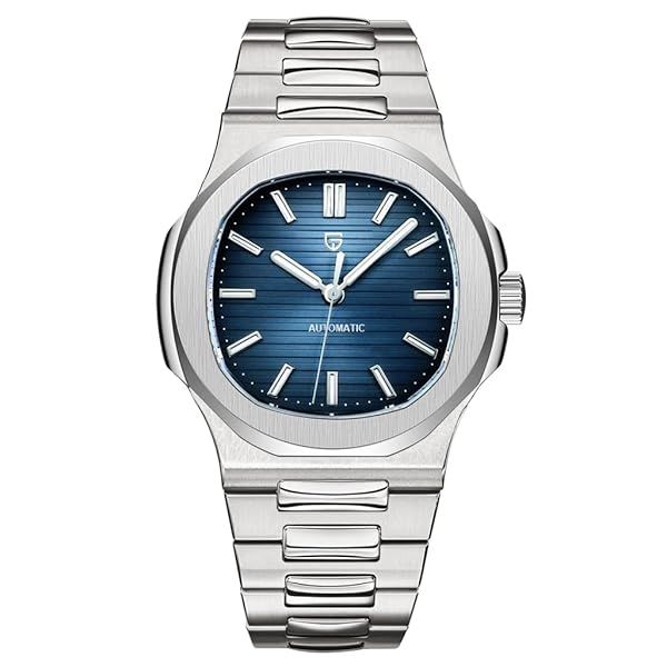 HaiQin Pagani Design 1728 Elegant Men's Automatic Mechanical Watch Full Stainless Steel Synthetic Sapphire 100m Waterproof Luminous Sports