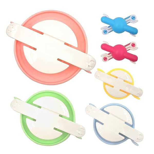 Hand U Journey Pom-Pom Maker Set: 6 Sizes for DIY Wool Yarn Crafts - Perfect for Kids & Adults!