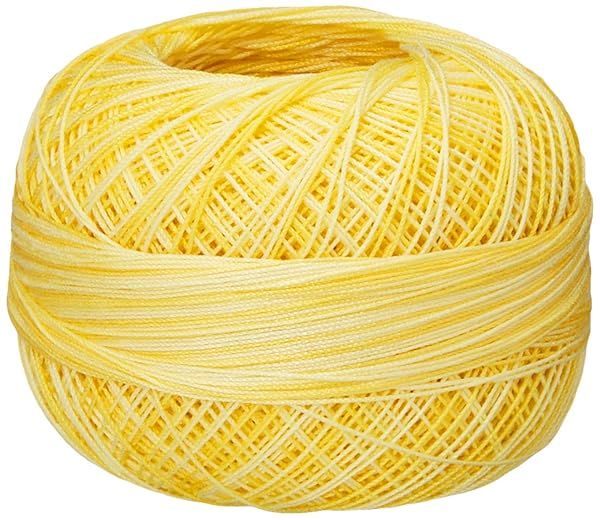 Handy Hands Lizbeth Size 80 Cotton Thread - Pineapple Parfait | Premium Quality for Crafting