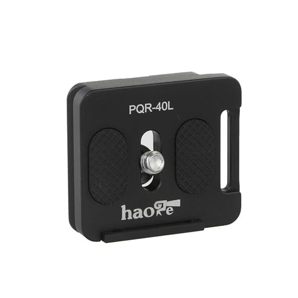 Haoge PQR-40L 40mm Universal Camera Quick Release Plate for Arca Swiss Tripod Ball Head Clamp