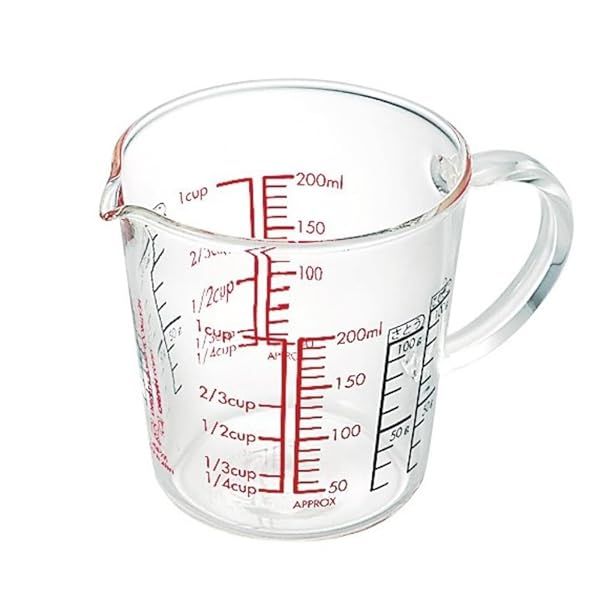 Buy Hario 200ml Heatproof Glass Measuring Cup with Handle - Perfect for Cooking & Baking!