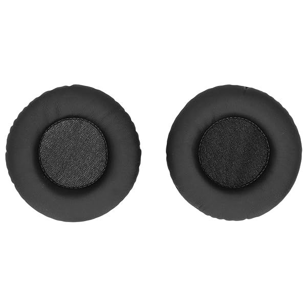 Universal 85MM Headset Earpad Replacement Ear Cushions Black Flexible Headphone Ear Pads Covers