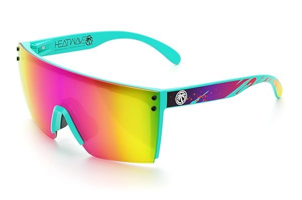 Heat Wave Visual Lazer Face Aqua Splash Custom Sunglasses for Ultimate Style and Protection
