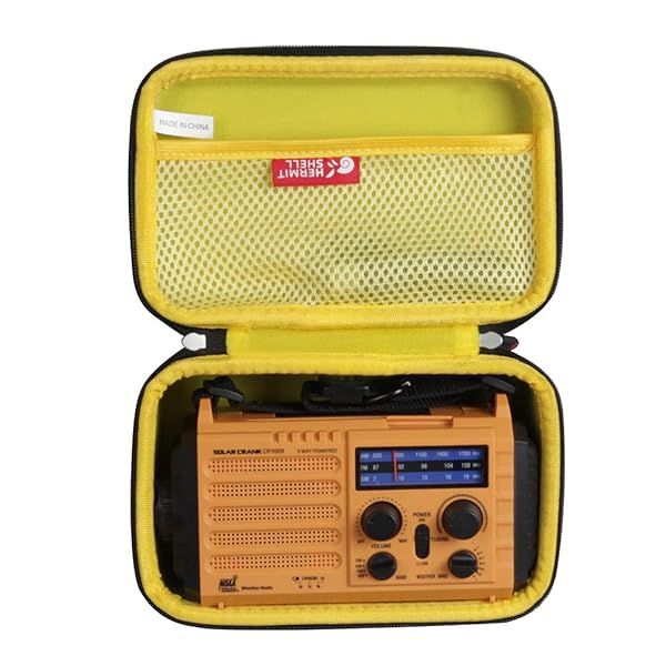Hermitshell Hard Travel Case for Raynic Mesqool HOLABABY 5000 Weather Radio Durable Protection and Easy Transport